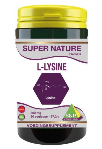 SNP L-Lysine 500mg puur (60 Capsules)