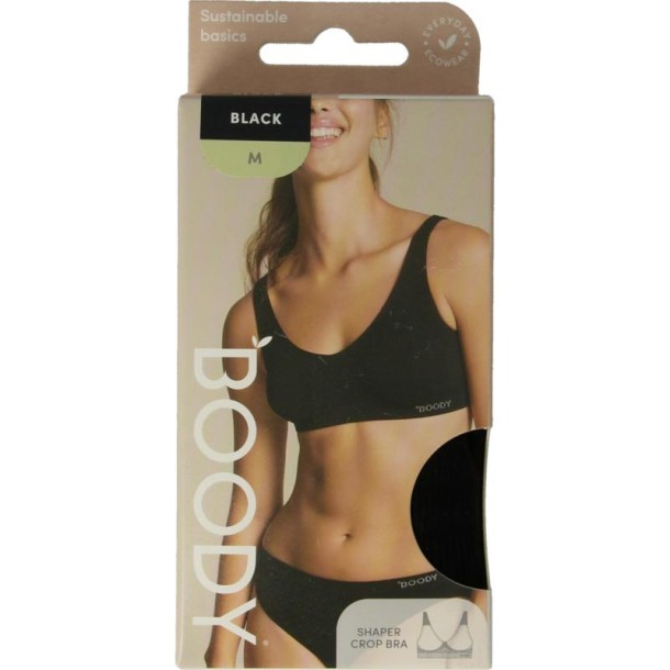 Boody Shaper crop bh zwart M (1 Stuks)