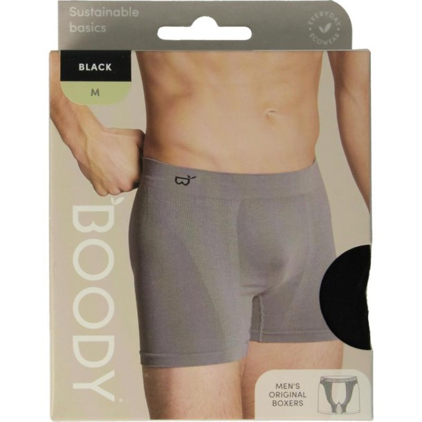 Boody Herenboxer zwart M (1 Stuks)