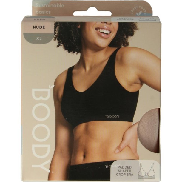 Boody Padded shaper crop bh blush XL (1 Stuks)