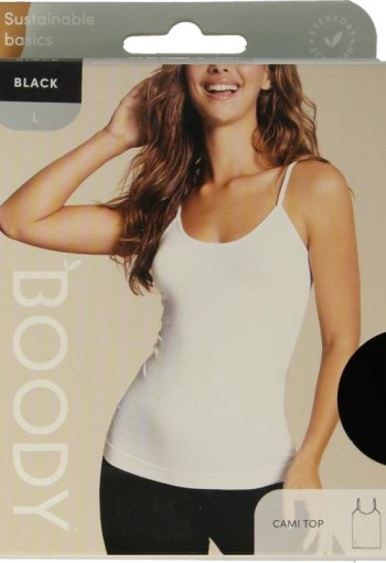 Boody Cami top zwart L (1 Stuks)