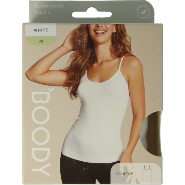 Boody Cami top wit M (1 Stuks)