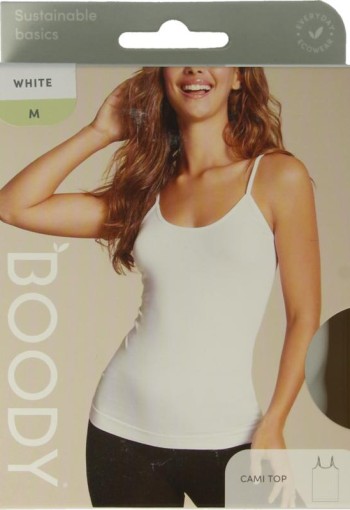 Boody Cami top wit M (1 Stuks)