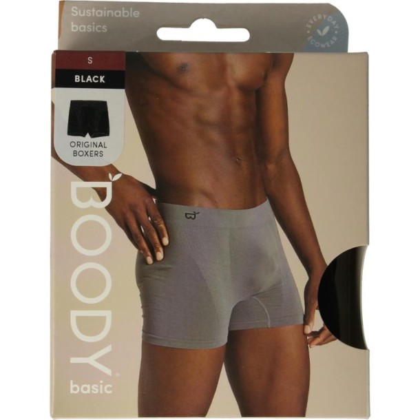 Boody Herenboxer zwart S (1 Stuks)