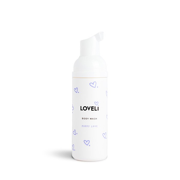 Loveli body wash Poppy Love travel size