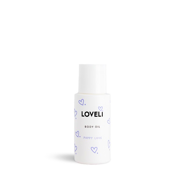 Loveli body oil Poppy Love travel size