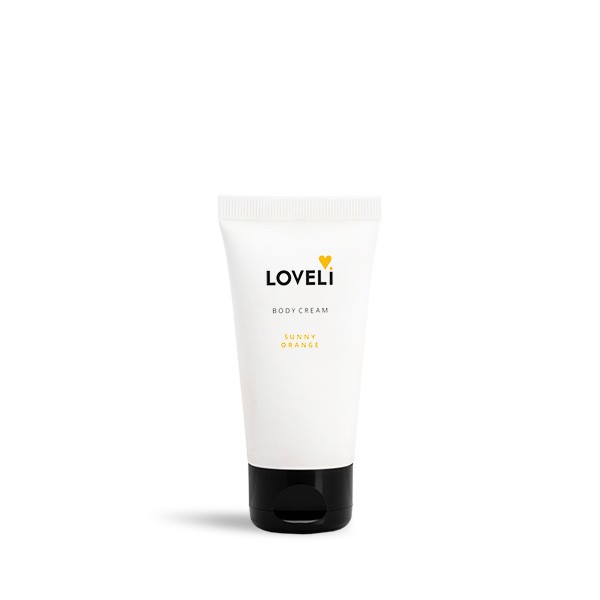 Loveli body cream Sunny Orange travel size