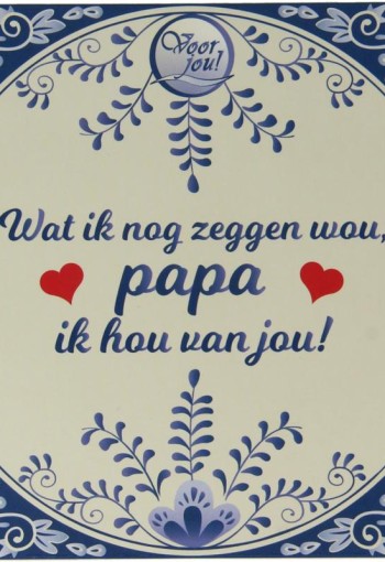 Voor Jou! Tablet pap hou van jou (90 Gram)