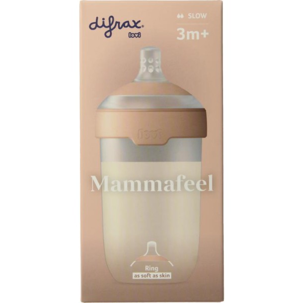 Difrax Lovi mamma fles 250ml (1 Stuks)