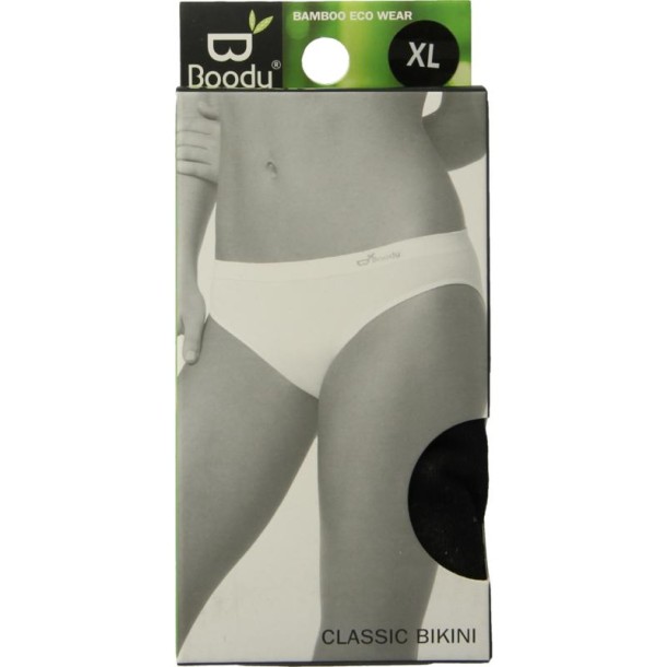 Boody Classic bikinislip zwart XL (1 Stuks)