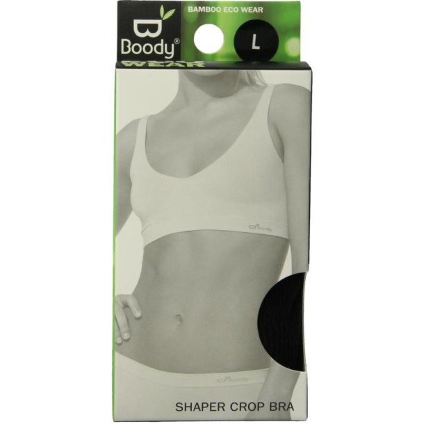 Boody Shaper crop bh zwart L (1 Stuks)