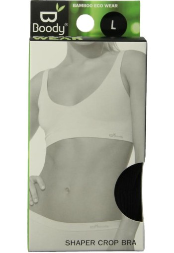 Boody Shaper crop bh zwart L (1 Stuks)