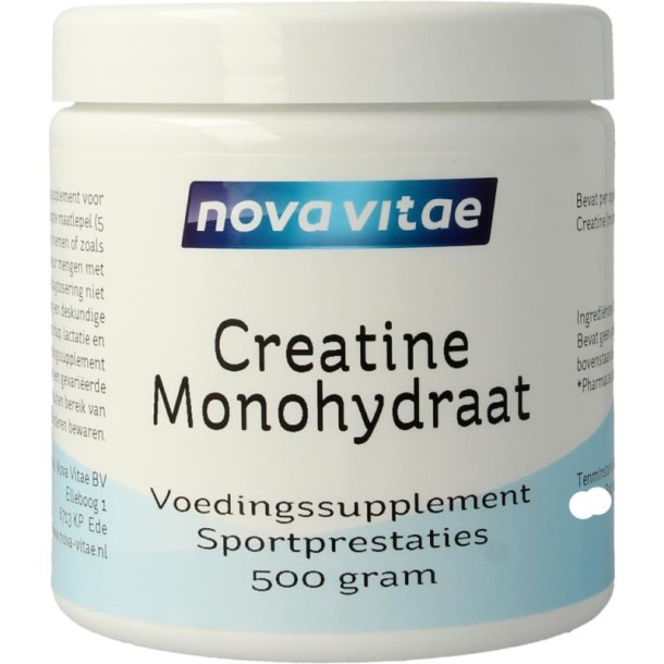 Nova Vitae Creatine monohydraat (500 Gram)