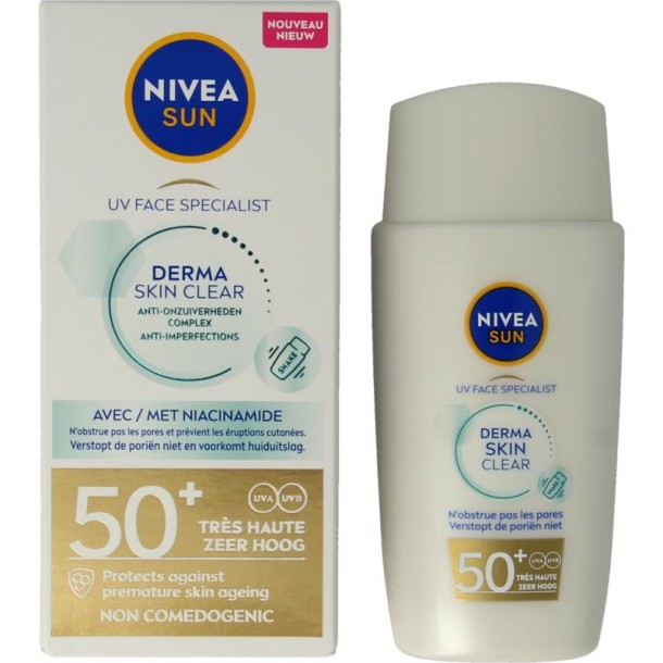 Nivea Sun face blemish control SPF50+ (40 Milliliter)