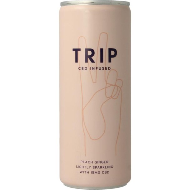 Trip CBD infusie peach ginger (250 Milliliter)