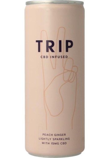 Trip CBD infusie peach ginger (250 Milliliter)