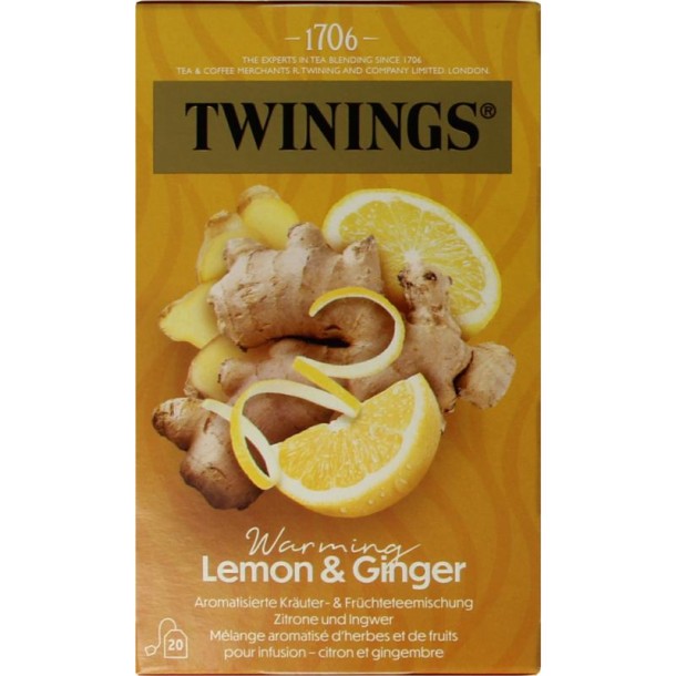 Twinings Citroen gember (20 Zakjes)