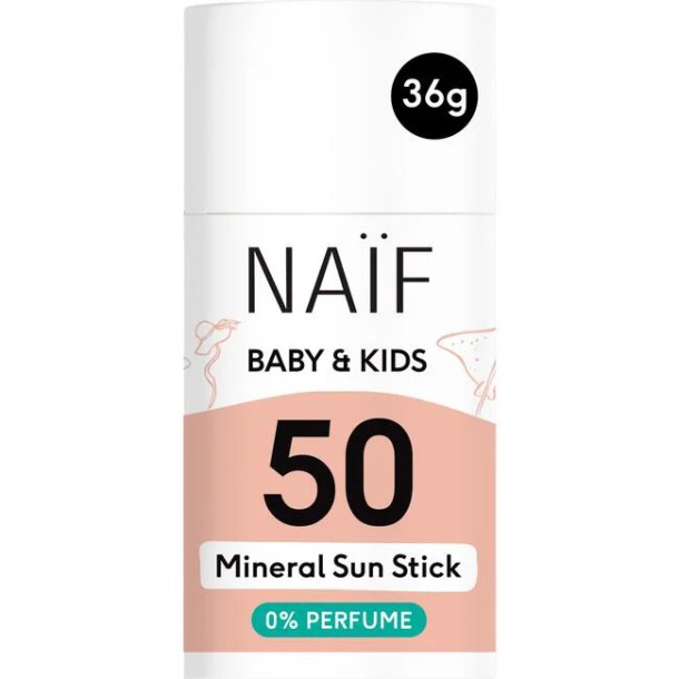 Naïf Zonnebrandstick voor Baby & Kids SPF 50 36 gr