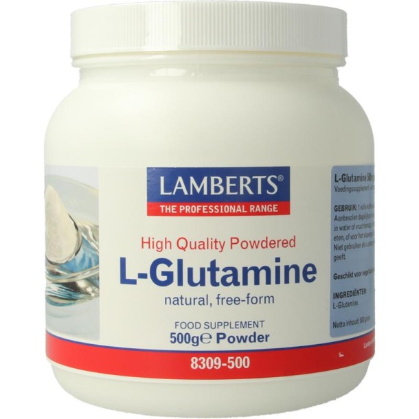 Lamberts L-Glutamine poeder (500 Gram)