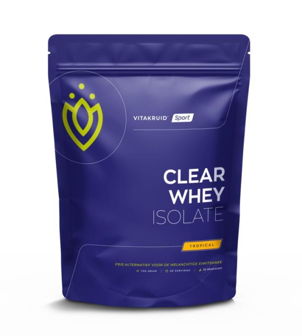 Vitakruid Clear whey isolate tropical (750 Gram)