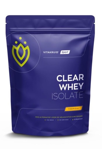 Vitakruid Clear whey isolate tropical (750 Gram)