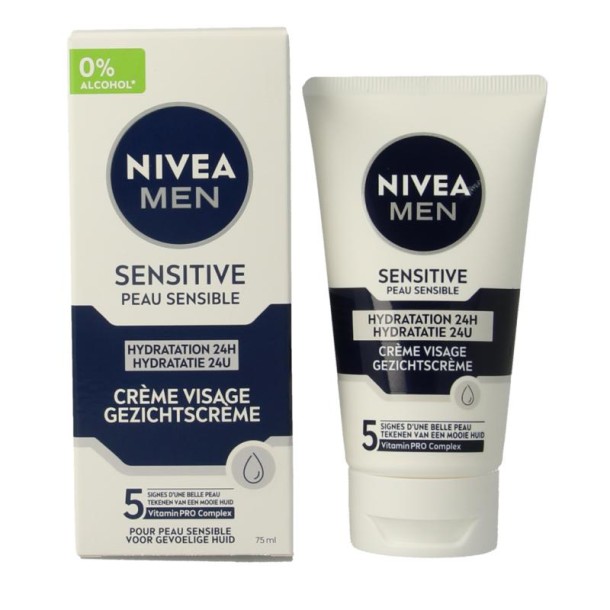 Nivea Men gezichtscreme sensitive (75 Milliliter)