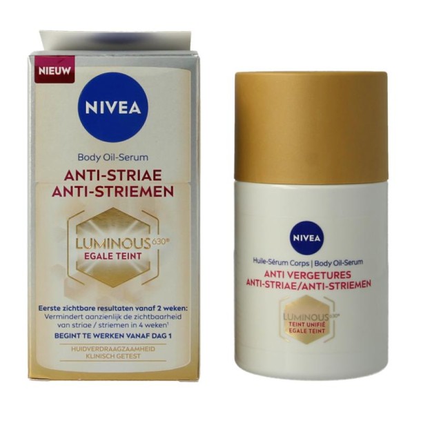 Nivea Nivea luminous 630 anti striae lichaam olieserum (100 Milliliter)