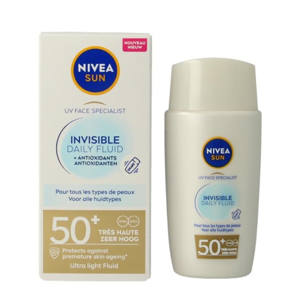 Nivea Sun face daily fluid SPF50+ (40 Milliliter)