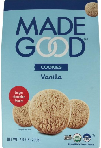 Made Good Crunchy cookies vanilla bio (200 Gram)