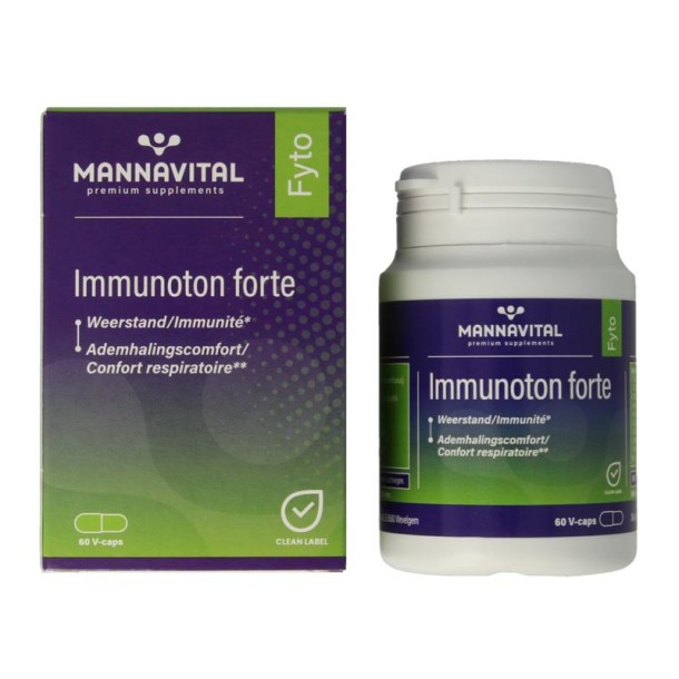 Mannavital Immunoton forte (60 Vegetarische capsules)