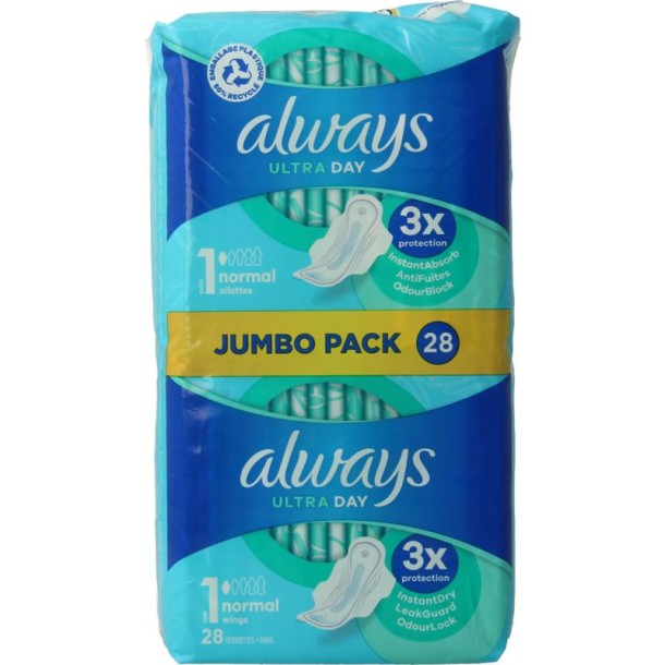 Always Maandverband ultra normaal plus (28 Stuks)