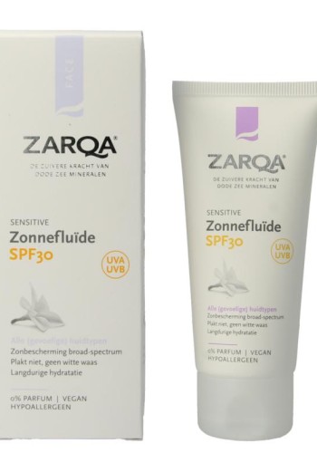 Zarqa Zonnefluide SPF30 sensitive (50 Milliliter)