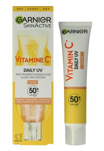 Garnier SkinActive vitamine C glowy UV fluid SPF50+ (40 Milliliter)