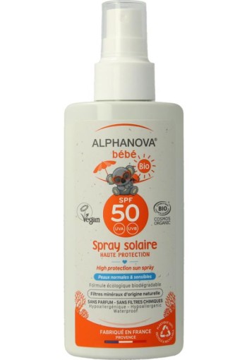 Alphanova Sun Sun spray baby SPF50 (125 Milliliter)