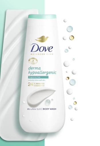 Dove Showergel Hypo Allergenic 400 ML