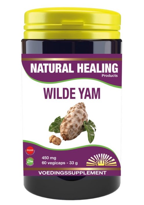 NHP Wilde yam 450mg puur (60 Vegetarische capsules)