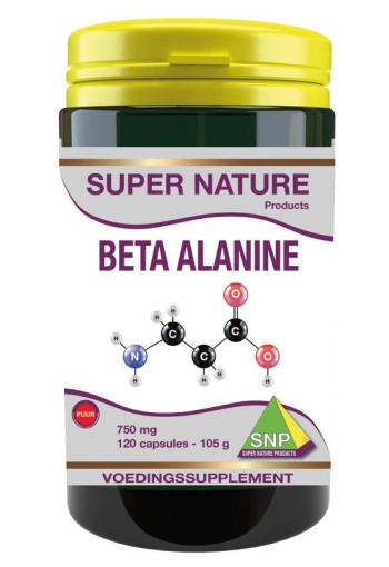SNP Beta alanine 750 mg puur (120 Capsules)