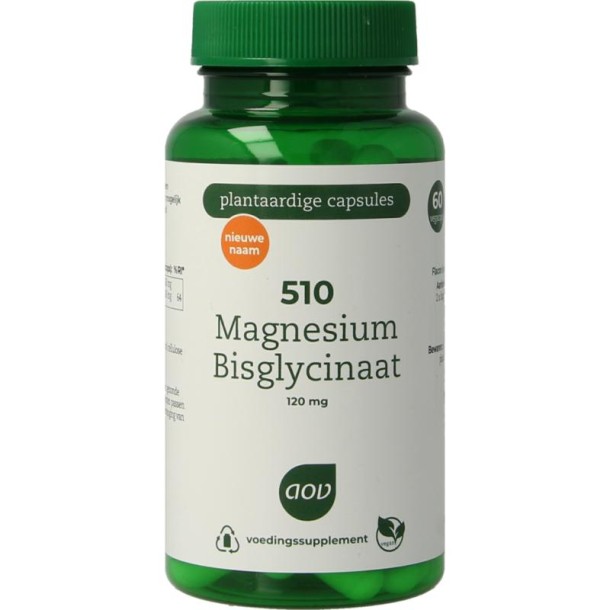 AOV 510 Magnesium bisglycinaat (60 Vegetarische capsules)