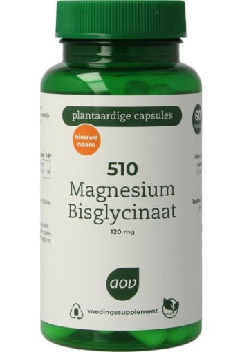 AOV 510 Magnesium bisglycinaat (60 Vegetarische capsules)