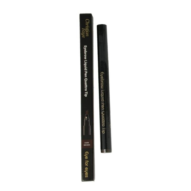 Christian Faye Eyebrow liquid pen quattro tip dark brown (1,3 Gram)