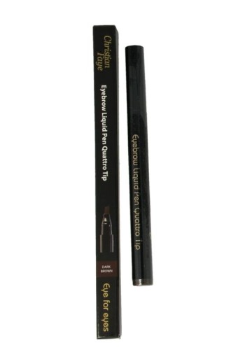 Christian Faye Eyebrow liquid pen quattro tip dark brown (1,3 Gram)