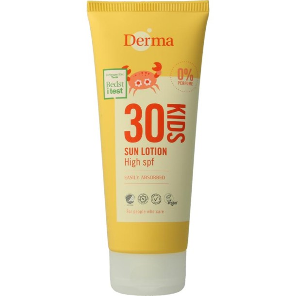 Derma Kids sun lotion SPF30 (200 Milliliter)