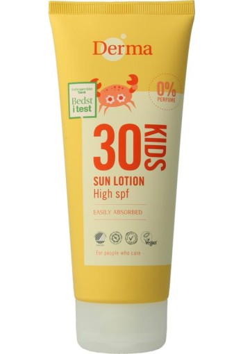 Derma Kids sun lotion SPF30 (200 Milliliter)