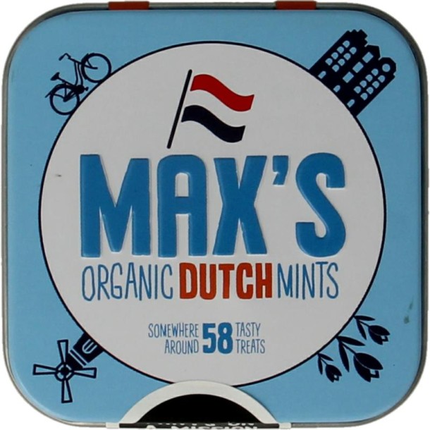 Max Mints Dutch blikje vierkant bio (35 Gram)