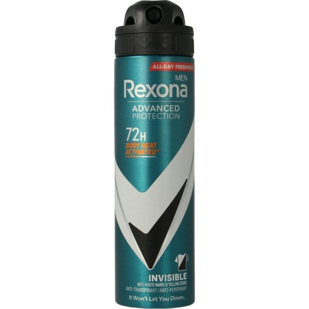 Rexona Deodorant spray invisible black & white 150 Milliliter