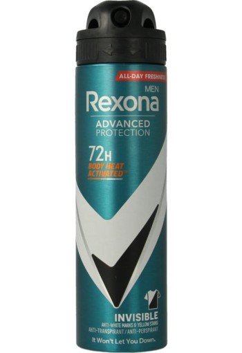 Rexona Deodorant spray invisible black & white 150 Milliliter