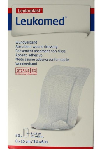 Leukomed Wondverband 8.0 x 15cm steriel (50 Stuks)