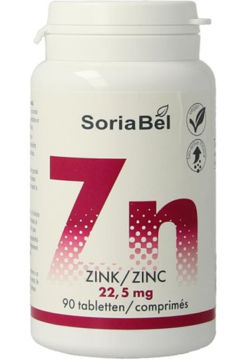 Soriabel Zink bio-actief 22.5mg (90 Tabletten)