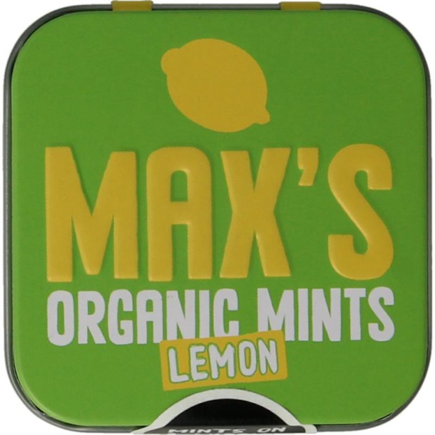 Max Mints Lemon blikje vierkant bio (35 Gram)