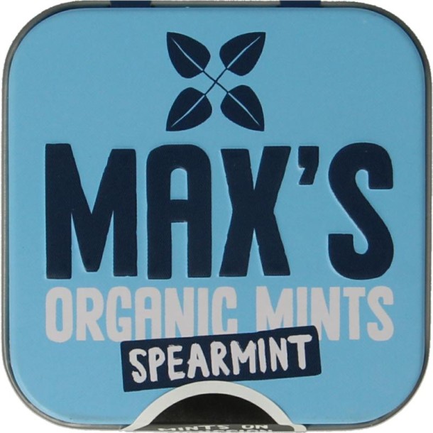 Max Mints Spearmint blikje vierkant bio (35 Gram)